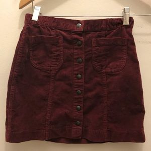 Brandy Melville Corduroy Skirt